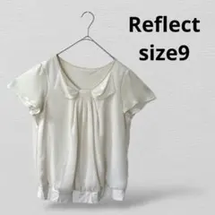 Reflectリフレクト シフォン半袖ブラウス リボン　9号　ホワイトのサムネイル