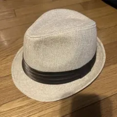 値下げメンズリネンフェドーラハット　麻100% used
