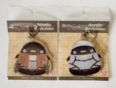 【匿名配送】進撃の巨人 ちゅんコレ アクリルキーホルダー　リヴァイ　セット