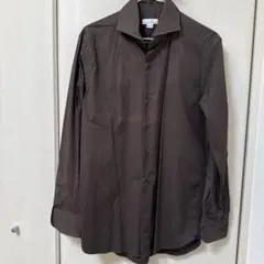 ORIAN メンズ　ドレスシャツ　ブラウン