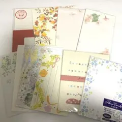 【匿名配送】封筒 便箋 まとめ売り 文房具 手紙 桜 秋 アリス レターセット