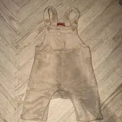 BABYDOLL ベージュロンパース クラウン刺繍