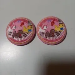 ディズニー刺繍缶バッチ おしゃれキャット