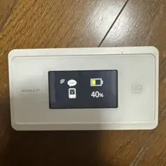 UQ WiMAX2+ Speed Wi-Fi NEXT WX06 ピュアホワイト