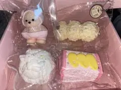 スクイーズ色々4点セット 予備袋付