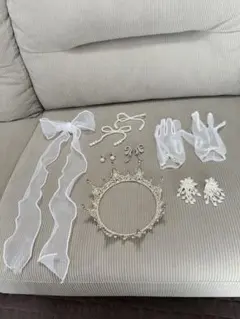 ウェディングセット クラウン グローブ