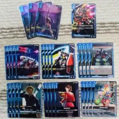 ガンダムカードゲーム 青 青紫バルバトス アグロなどの汎用セット