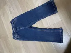 ダークブルー ストレートパンツ 110㎝