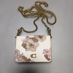 COACH / コーチのミニウォレット　チェーン付き