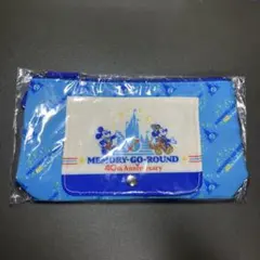 【新品未使用】ディズニー　スーベニア　おてふきキャリー　ポーチ　40周年