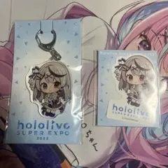 ホロライブ　EXPO2023 沙花叉クロヱ　アクリルキーホルダー　ステッカー