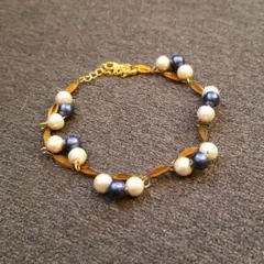 コットンパール　ブレスレット　レディース
