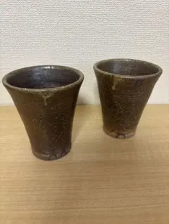 レア　常滑焼　山七窯　フリーカップ