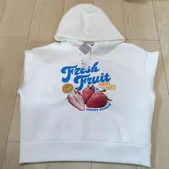 【新品未使用、定価】GU　パペットスンスン　ヘビーウェイトスウェットパーカーM