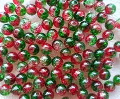☆クリスマスカラービーズ☆2カラー☆35個