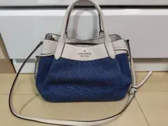 kate spade ショルダーバッグ デニムブルー