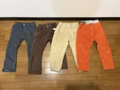 子供用長ズボン4点セット 秋冬　100cm BREEZE UNIQLO 西松屋