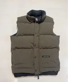 （美品）CANADA GOOSE カナダグース　カーキ　ダウンベスト　S