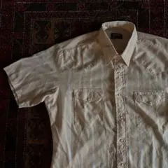 80s Wrangler USA製 半袖ウエスタンシャツ