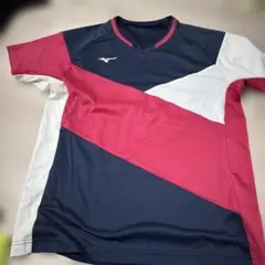 Mizuno メッシュ Vネック Tシャツ