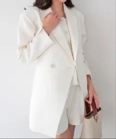 【定価28,380円新品タグ付き】サマーツイードウエストシェイプジャケット