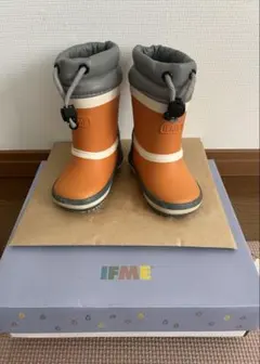 イフミー　IFME 長靴　レインブーツ　12.0cm オレンジのサムネイル