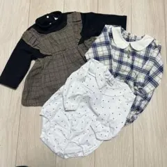 バースデイ　アカチャンホンポ　長袖ロンパース