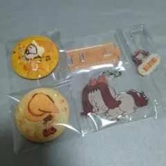 おジャ魔女どれみ はづき アニバース 忠犬 セット　刺繍　缶バッチ　アクリル