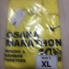 OSAKA MARATHON イエローシャツ MEN'S XL