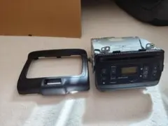 エブリイ DA17V 純正CDオーディオ パネル 灰皿付 3点セット 新車外し