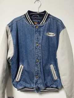 ヴィンテージ 90'sルート66デニムブルゾンジャケットLインディゴ