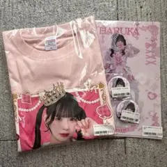 恋星はるか サイン入りTシャツセット 説明必読 のんふぃく！ 恋星はるか A賞 サイン入りTシャツ C賞 顔だけアクキー
