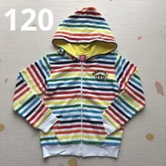 BABYDOLL ベイビードール　ストライプ フード付きパーカー