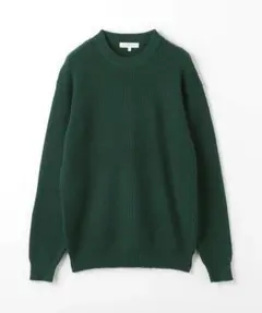 ユナイテッドアローズ クルーネック ウォッシャブルニット グリーン M