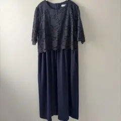 SWEET MOMMY マタニティドレス　ネイビー　L