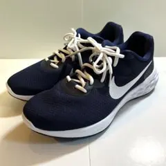 NIKE レボリューション6 ネイビー×ホワイト 27.5cm