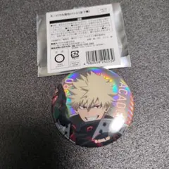 僕のヒーローアカデミア　ヒロアカ　爆豪勝己　オーロラ丸型缶バッジ　缶バッジ