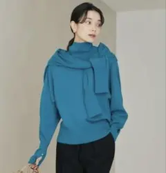 新品タグ付　エブリニット 2WAY カーディガン ウォッシャブル TQ