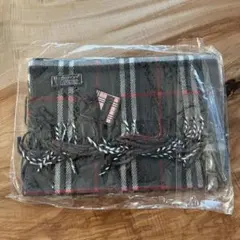 【新品未使用】Burberrys マフラー 100%ラムウール