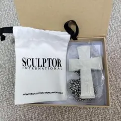 SCULPTOR クロスストラップウォレット　スカルプター　ホワイト