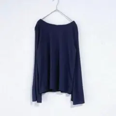 ROPE PICNIC◆袖幅広スリット入りブラウス◆パールボタン38 M