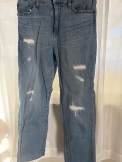 UNIQLO ダメージ加工 ジーンズ 25