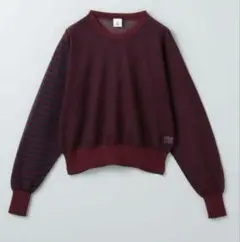 roku 6（ロクビューティアンドユース）シアーポーダークルーネック