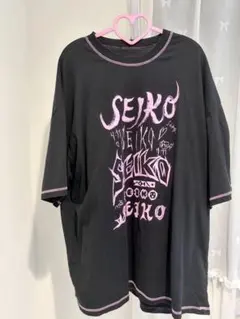大森靖子 せこ溢れるロゴT黒 XL