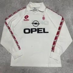 90s ACミラン アウェイ長袖 ユニフォーム 1994/1995シーズン　M 90s ACミラン アウェイ長袖 ユニフォーム 1994/1995シーズン M - メルカリ