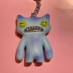 新品　未使用　FUGGLER ファグラー キーチェーン 水色　フィギュア