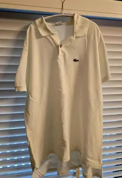 希少LACOSTE ラコステ ポロシャツ ホワイト