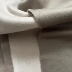 ウールカシミヤのダブルフェイスリバー 生地 毛 布 秋冬 高級素材 上質