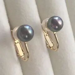 あこや真珠 イヤリング Akoya Pearl M687