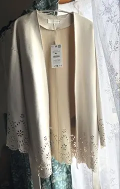 附有價標籤 全新 可在家清洗 環保皮革 人造皮革 米白色 網眼